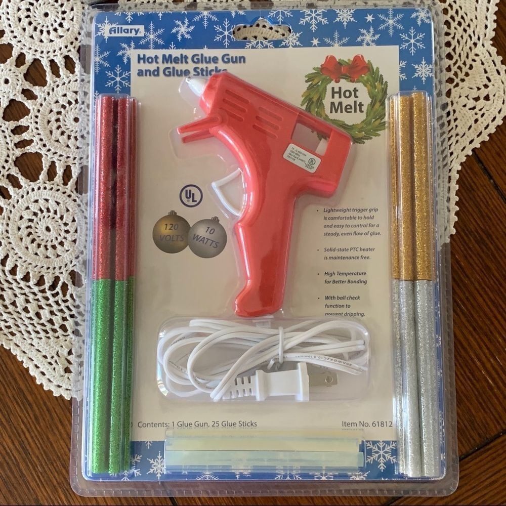 Hot Melt Glue Gun Gold Green Glitter Sticks  School Crafts DIY Arts Home Repairs